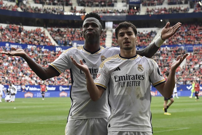 Rượt đuổi tỷ số hấp dẫn với Osasuna, Real Madrid tiếp tục vị thế dẫn đầu tại La Liga - Ảnh 2.