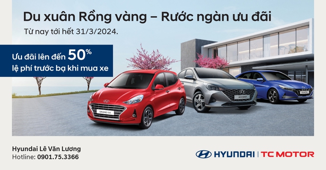 Du xuân Rồng vàng – Rước ngàn ưu đãi cùng Hyundai Lê Văn Lương - Ảnh 1.