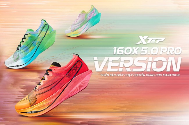 Giày chạy bộ chuyên dụng Xtep 160X 5.0 PRO có gì hot mà khiến giới runner &quot;truy lùng&quot; sau hơn 1 tháng ra mắt tại Việt Nam - Ảnh 1.