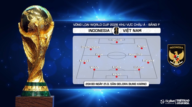 Nhận định bóng đá Việt Nam vs Indonesia (20h30, 21/3), vòng loại World Cup 2026   - Ảnh 5.