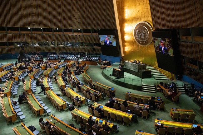 Đại hội đồng LHQ tuyên bố 2025 là 'Năm của Hòa bình và Niềm tin Quốc tế' - Ảnh 1.