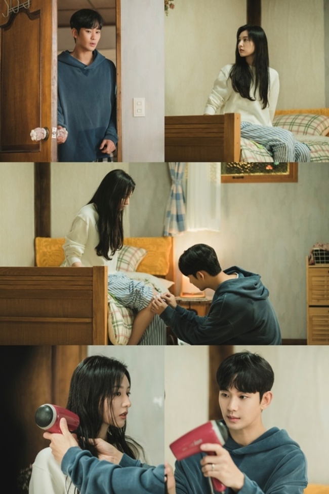 Tập 5 'Queen Of Tears': Kim Soo Hyun chăm sóc Kim Ji Won siêu tình cảm - Ảnh 2.