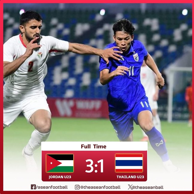 Kết quả bóng đá: U23 Thái Lan để thua ngược tiếc nuối trước đại diện Tây Á - Ảnh 2.