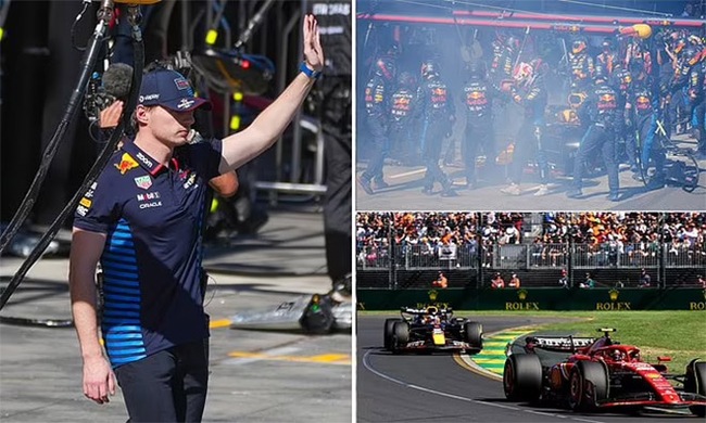 Địa chấn ở GP Australia: Verstappen gặp sự cố đặc biệt, bỏ cuộc chỉ sau vài vòng đua - Ảnh 2.