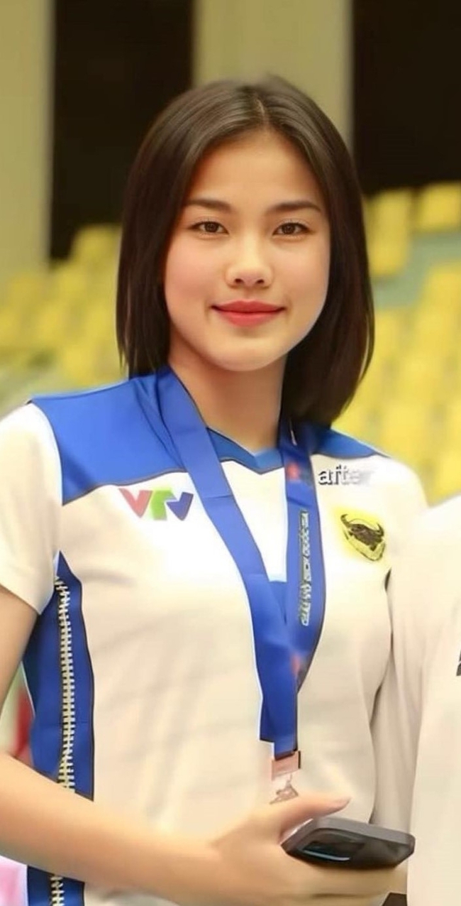 Trà My được coi là một trong những tài năng trẻ sáng giá nhất của bóng chuyền nữ Việt Nam hiện tại