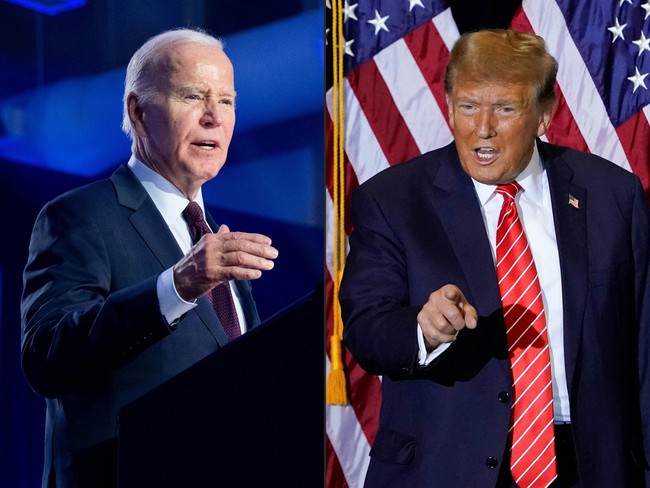 Bầu cử Mỹ 2024: Ngân sách tranh cử của Tổng thống Joe Biden cao gấp 3 lần cựu Tổng thống D.Trump - Ảnh 1.