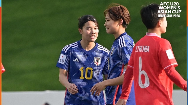 Nỗ lực bất thành, U20 nữ Việt Nam nhận thất bại với tỷ số không tưởng trước Nhật Bản tại VCK U20 nữ châu Á 2024 - Ảnh 2.