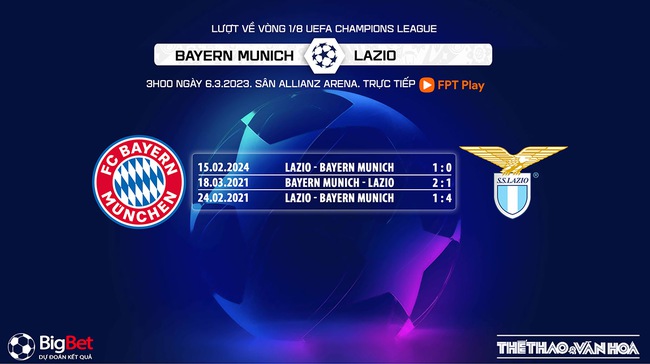 Nhận định bóng đá Bayern Munich vs Lazio, vòng 1/8 cúp C1 châu Âu (3h00 hôm nay 6/3) - Ảnh 6.