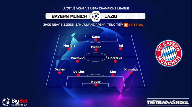 Nhận định bóng đá Bayern Munich vs Lazio, vòng 1/8 cúp C1 châu Âu (3h00 hôm nay 6/3) - Ảnh 4.
