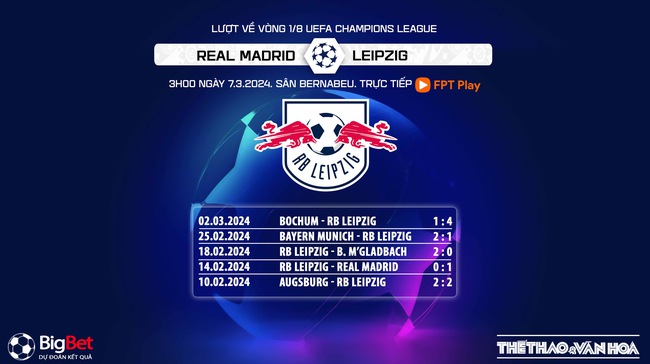 Nhận định bóng đá Real Madrid vs Leipzig (03h00, 7/3), lượt về vòng 1/8 Cúp C1 châu Âu - Ảnh 5.