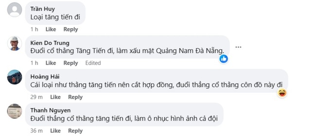 Tuấn Hải bị phạm lỗi thô bạo, CĐV tràn vào fanpage CLB Quảng Nam đòi 'cắt hợp đồng' cầu thủ chơi xấu - Ảnh 3.