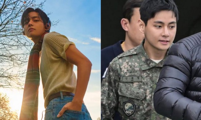 Netizen xôn xao về màn lột xác lớn của V BTS trong thời gian thực hiện nghĩa vụ quân sự - Ảnh 4.