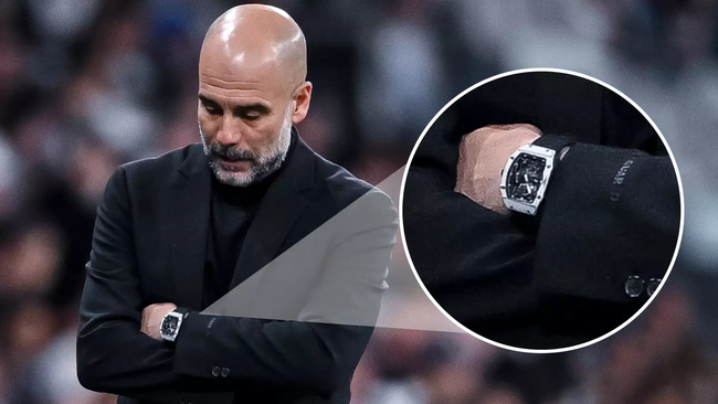 Cận cảnh đồng hồ Guardiola đeo ở trận gặp Real Madrid, giá ,thế giới chỉ có 50 chiếc - Ảnh 3.