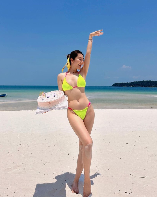 Hà Hồ, Lệ Quyên 'tham chiến' cuộc đua bikini dù mới đầu Hè - Ảnh 7.