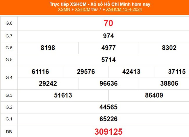 XSHCM 13/4, XSTP, kết quả xổ số Thành phố Hồ Chí Minh hôm nay 13/4/2024, KQXSHCM ngày 13 tháng 4 - Ảnh 2.
