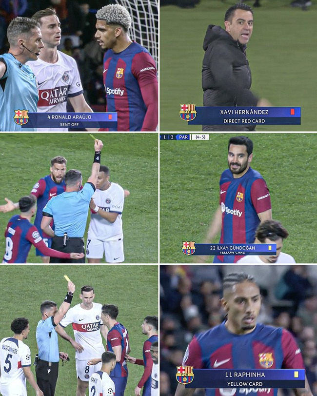 PSG thắng ngược Barcelona để vào bán kết Cúp C1 trong ‘cơn mưa’ thẻ phạt, cả Xavi và học trò đều bị thẻ đỏ - Ảnh 4.