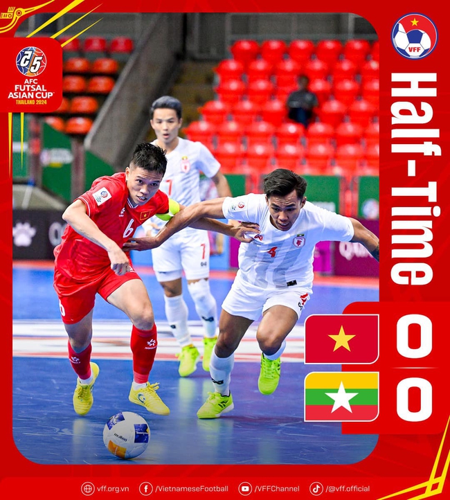 TRỰC TIẾP bóng đá Việt Nam vs Myanmar (H2, 0-0), VCK futsal châu Á - Ảnh 4.