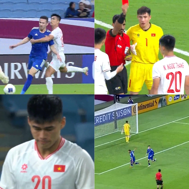 Cầu thủ U23 Việt Nam dính thẻ đỏ như sao Barcelona, thầy trò HLV Hoàng Anh Tuấn đánh mất lợi thế dẫn bàn - Ảnh 2.