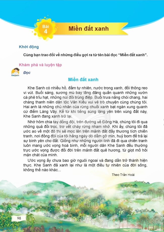 Nhà báo Trần Hoài: 'Miền đất xanh' - Miền yêu thương - Ảnh 3.