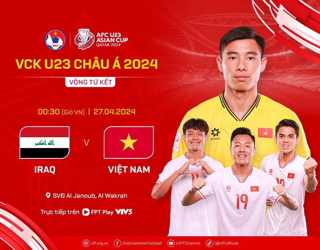 Lịch thi đấu bóng đá hôm nay 26/4: Trực tiếp futsal Việt Nam vs Kyrgyzstan, U23 Việt Nam vs U23 Iraq - Ảnh 8.