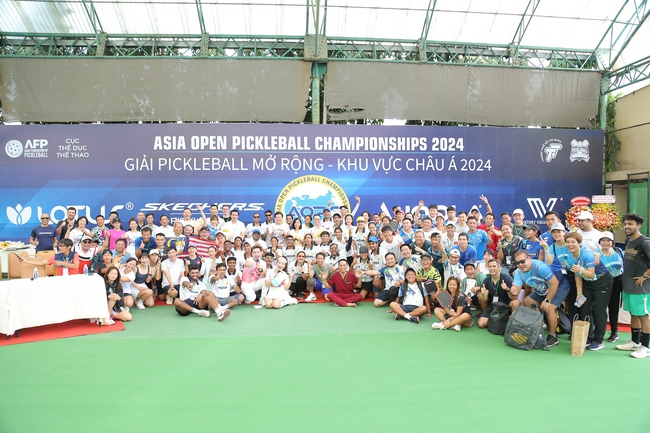 Hơn 400 tay vợt tranh tài sôi nổi tại giải Pickleball mở rộng Châu Á 2024 với tổng giải thưởng hơn 750 triệu đồng - Ảnh 1.