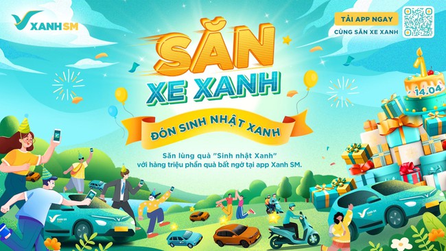 Xanh SM tung ưu đãi mừng Sinh Nhật, tri ân khách hàng và tài xế tiên phong - Ảnh 1.