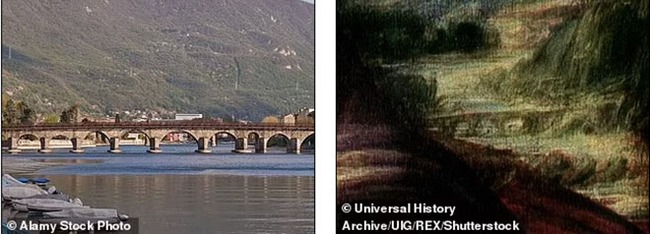 Ngọn núi và cây cầu cung cấp manh mối về bối cảnh trong kiệt tác 'Mona Lisa' của Leonardo Da Vinci - Ảnh 5.