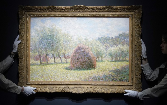 Tranh của danh họa Claude Monet được bán với giá 35 triệu USD - Ảnh 1.