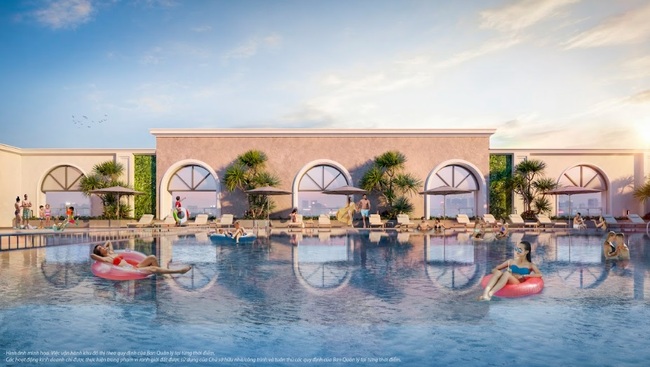 Sống nghỉ dưỡng không giới hạn với bộ đôi bể bơi phong cách resort lần đầu tiên xuất hiện tại Quảng Trị - Ảnh 2.
