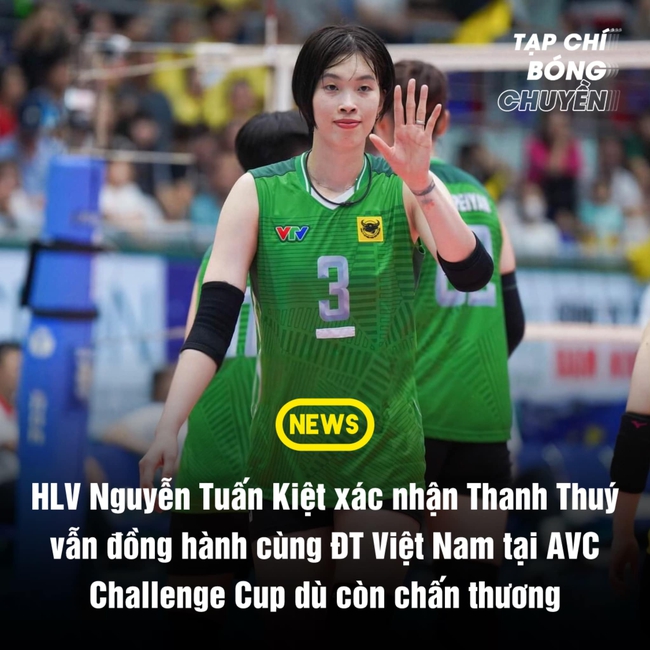 HLV Tuấn Kiệt ra thông báo quan trọng, xác định cơ hội thi đấu của Thanh Thúy và hoa khôi bóng chuyền Việt Nam ở Cúp châu Á - Ảnh 2.