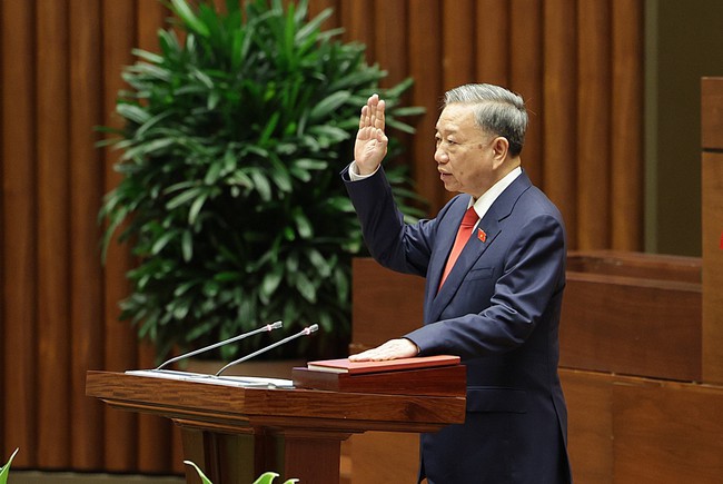 Đồng chí Tô Lâm được bầu giữ chức Chủ tịch nước CHXHCN Việt Nam - Ảnh 4.