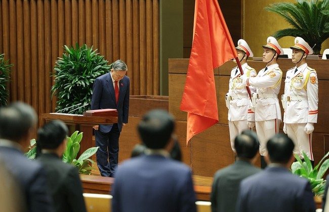 Đồng chí Tô Lâm được bầu giữ chức Chủ tịch nước CHXHCN Việt Nam - Ảnh 5.