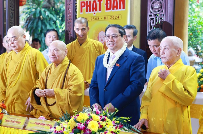 Thủ tướng Phạm Minh Chính chúc mừng Đại lễ Phật đản Phật lịch 2568 - Ảnh 6.