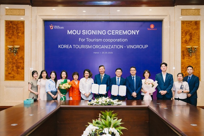 Tổng cục Du lịch Hàn Quốc và Vingroup hợp tác thúc đẩy giao lưu văn hóa - du lịch - Ảnh 1.