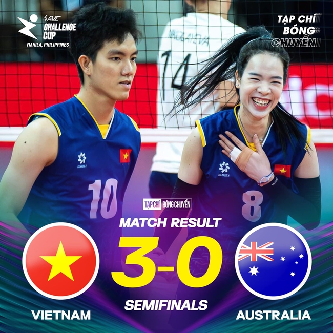 Thắng Australia để giành vé vào chung kết, ĐT bóng chuyền Việt Nam khiến CĐV Đông Nam Á ngỡ ngàng vì quá mạnh - Ảnh 2.