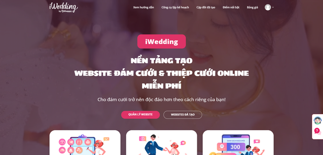 iWedding: Xây dựng Website đám cưới & thiệp cưới online theo phong cách riêng - Ảnh 2.
