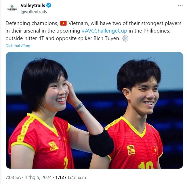 Trần Thị Thanh Thúy chính thức kết thúc thi đấu ở Nhật, trang bóng chuyền Philippines dự báo 4T kết hợp với Bích Tuyền ở giải đấu lớn - Ảnh 2.