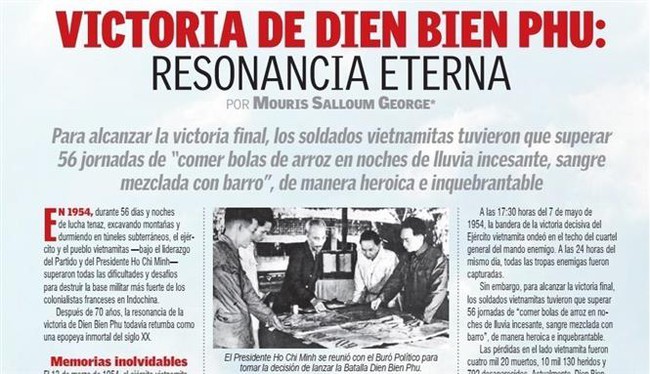 70 năm Chiến thắng Điện Biên Phủ: Báo chí Mexico bình luận về quyết định lịch sử trong một chiến dịch lịch sử - Ảnh 2.