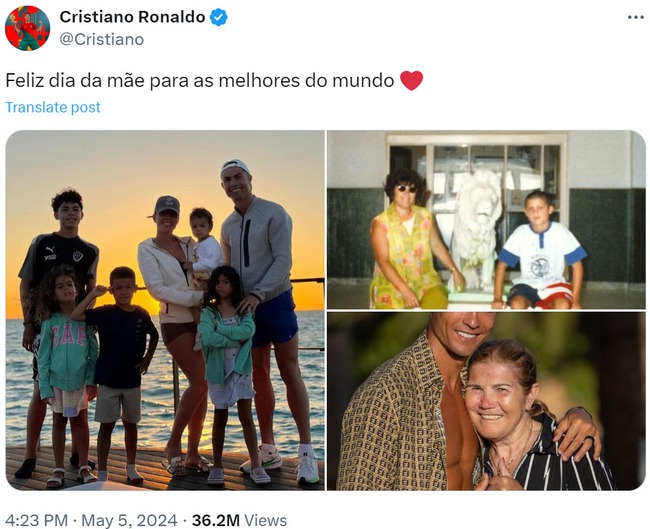 Ronaldo shares a meaningful message on Mother's Day - Photo 2.