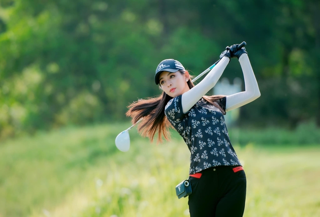 Chiêm ngưỡng nhan sắc Hoa khôi golf Việt Nam, Lê Thanh Tú - Ảnh 5.