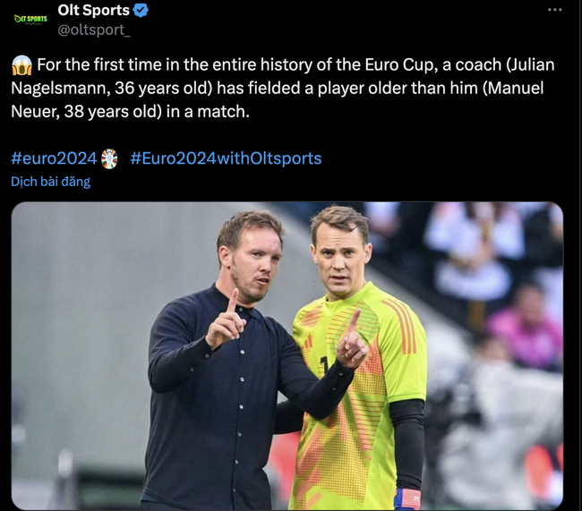 Tin nóng EURO 15/6: ĐT Đức lập kỷ lục kỳ lạ ở trận khai mạc, HLV Tây Ban Nha úp mở về bất ngờ ở EURO - Ảnh 1.