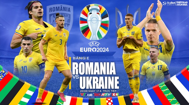 Nhận định bóng đá Romania vs Ukraine (20h00, 17/6), vòng bảng EURO 2024 - Ảnh 1.