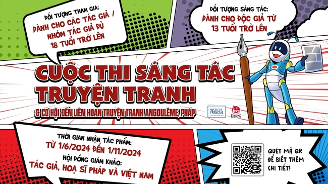 Thi sáng tác truyện tranh giành cơ hội đi Pháp - Ảnh 1.