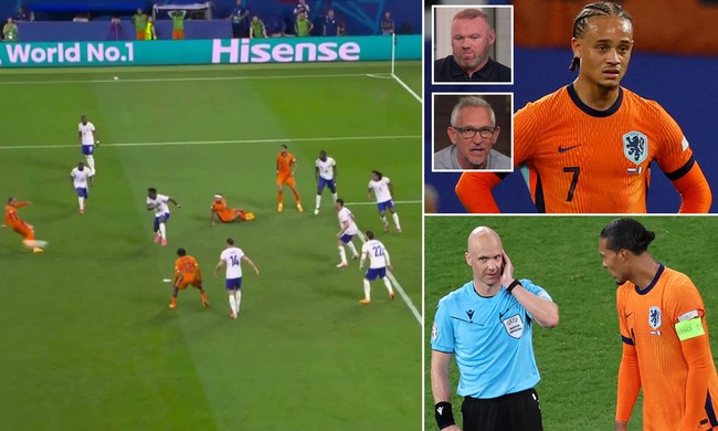Trọng tài bị các huyền thoại chỉ trích vì không xem VAR mà tước bàn thắng của Hà Lan ở EURO 2024  - Ảnh 1.
