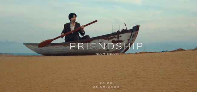 Đen tung teaser MV &quot;FRIENDSHIP&quot;, gây tò mò với cảnh chèo thuyền trên... cát - Ảnh 1.