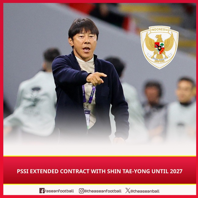 HLV Shin Tae Yong kí hợp đồng dẫn dắt tuyển Indonesia tới 2027, hưởng lương &quot;khủng&quot;