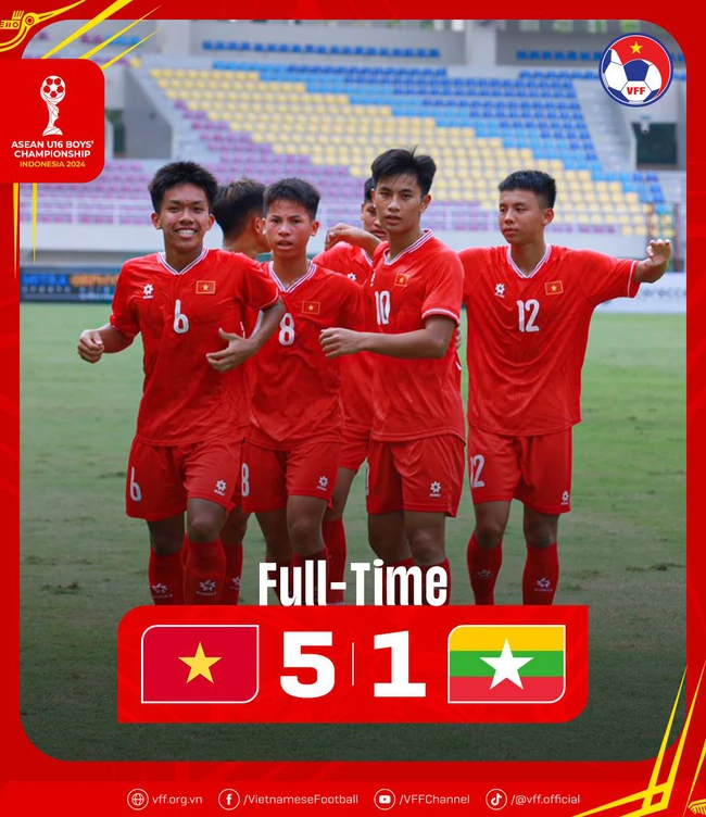 TRỰC TIẾP bóng đá Việt Nam vs Thái Lan (15h00 hôm nay), U16 Đông Nam Á 2024 - Ảnh 1.