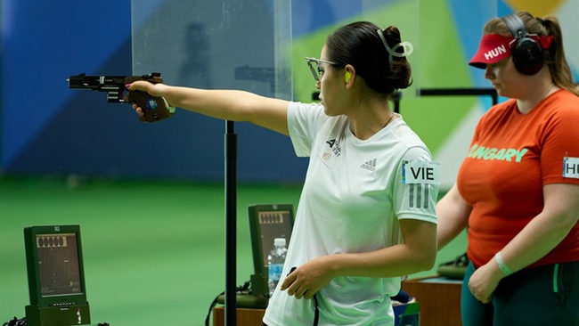 Bắn súng Việt Nam chuẩn bị Olympic 2024: Sẵn sàng cho chuyến tập huấn tại Hungary - Ảnh 1.