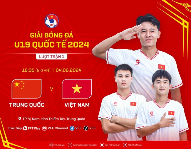 Trực tiếp bóng đá U19 Việt Nam vs U19 Trung Quốc (18h35 hôm nay), U19 quốc tế 2024 - Ảnh 4.