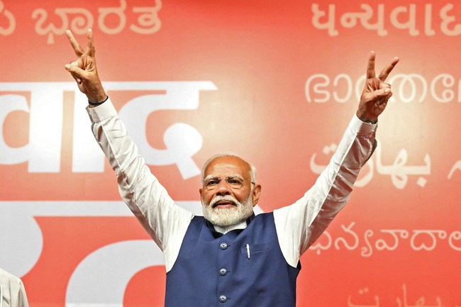 Thủ tướng Ấn Độ tuyên bố chiến thắng trong tổng tuyển cử - Ảnh 1.